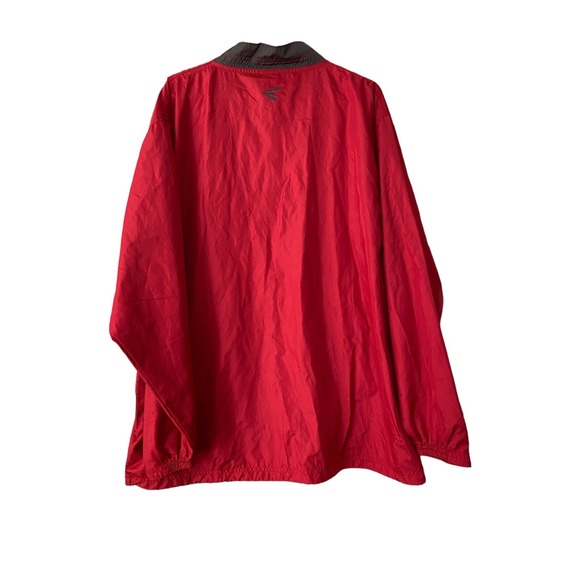 Men's Easton Pullover 1/4 Zip Size XXL Long Sleeve Pullover Red Drawstring - Picture 2 of 10